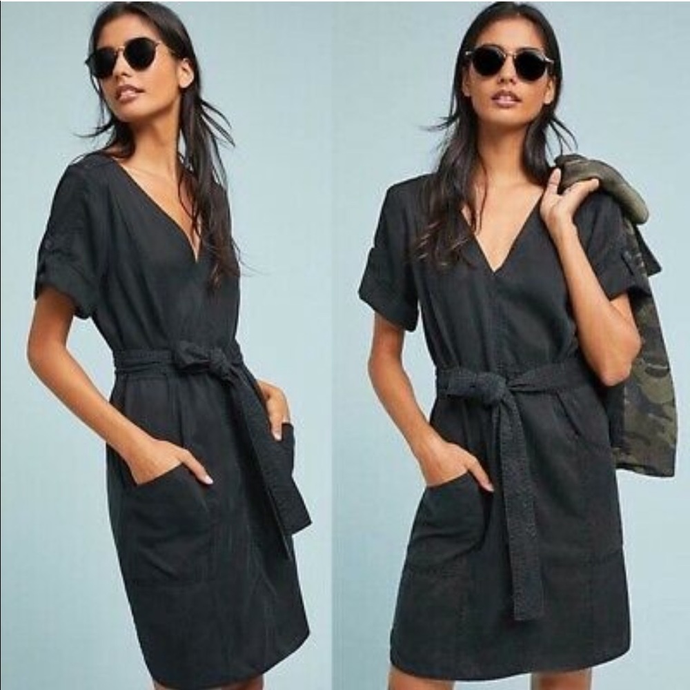 Anthropologie, Pilcro and the Letterpress, Size XS, charcoal dress